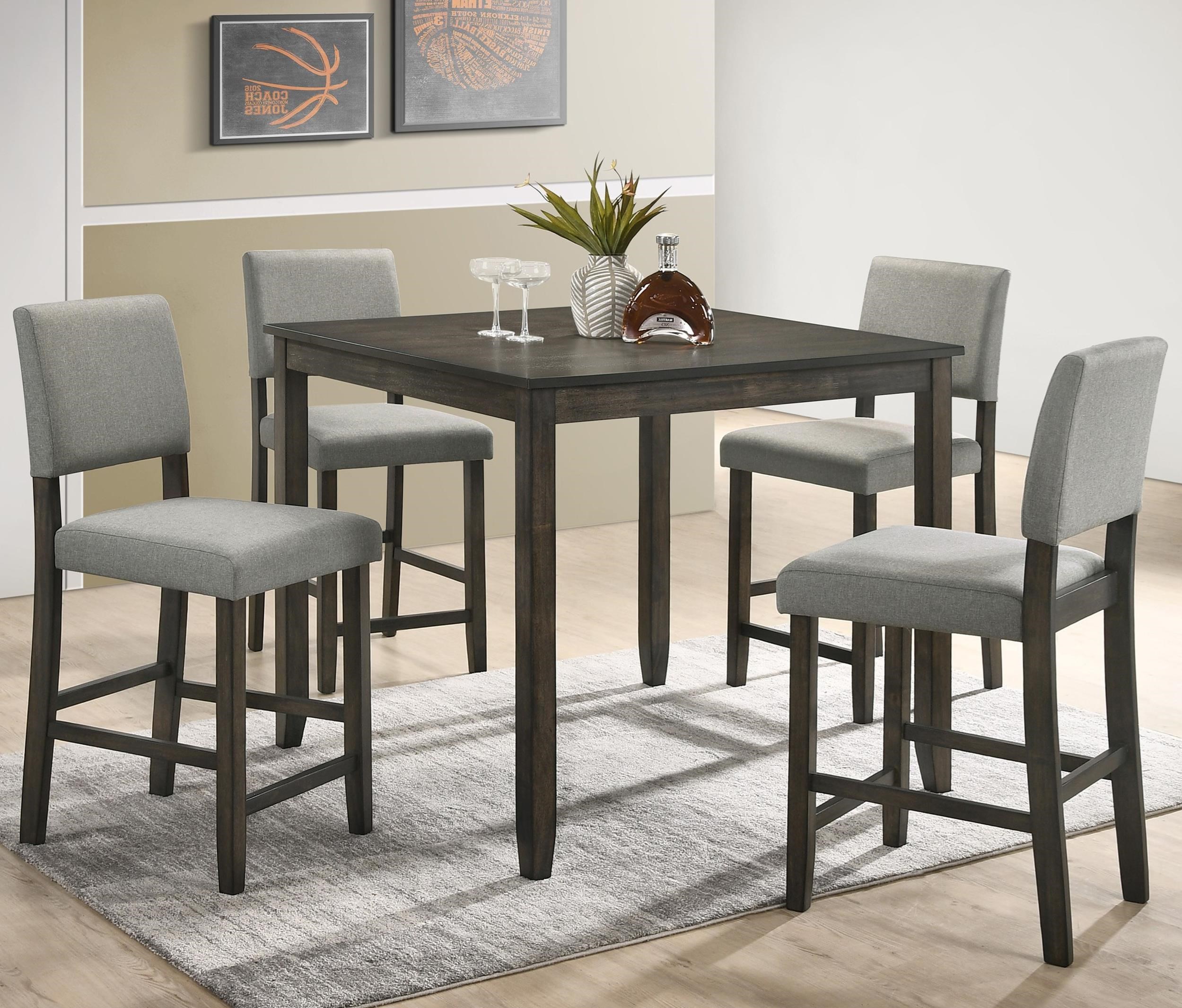 Crown mark counter store height dining set